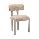 Eetkamerstoel Bolt chenille beige/taupe Textiel
