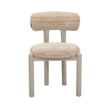 Eetkamerstoel Bolt chenille beige/taupe Textiel