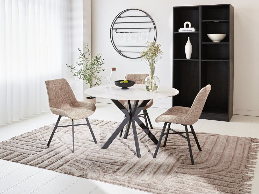 Dining room chair Jada Ecoleather Dimehouse Green LxWxH 79x57x53 Eco leather Atmospheric photo in situation
