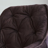 Dining room chair Audrey Dimehouse Anthracite LxWxH 71x68x49 Fabric Atmospheric photo detail