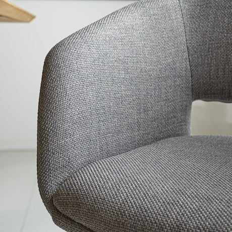 Dining room chair Don Dimehouse Gray LxWxH 60x56x56 Fabric Atmospheric photo detail