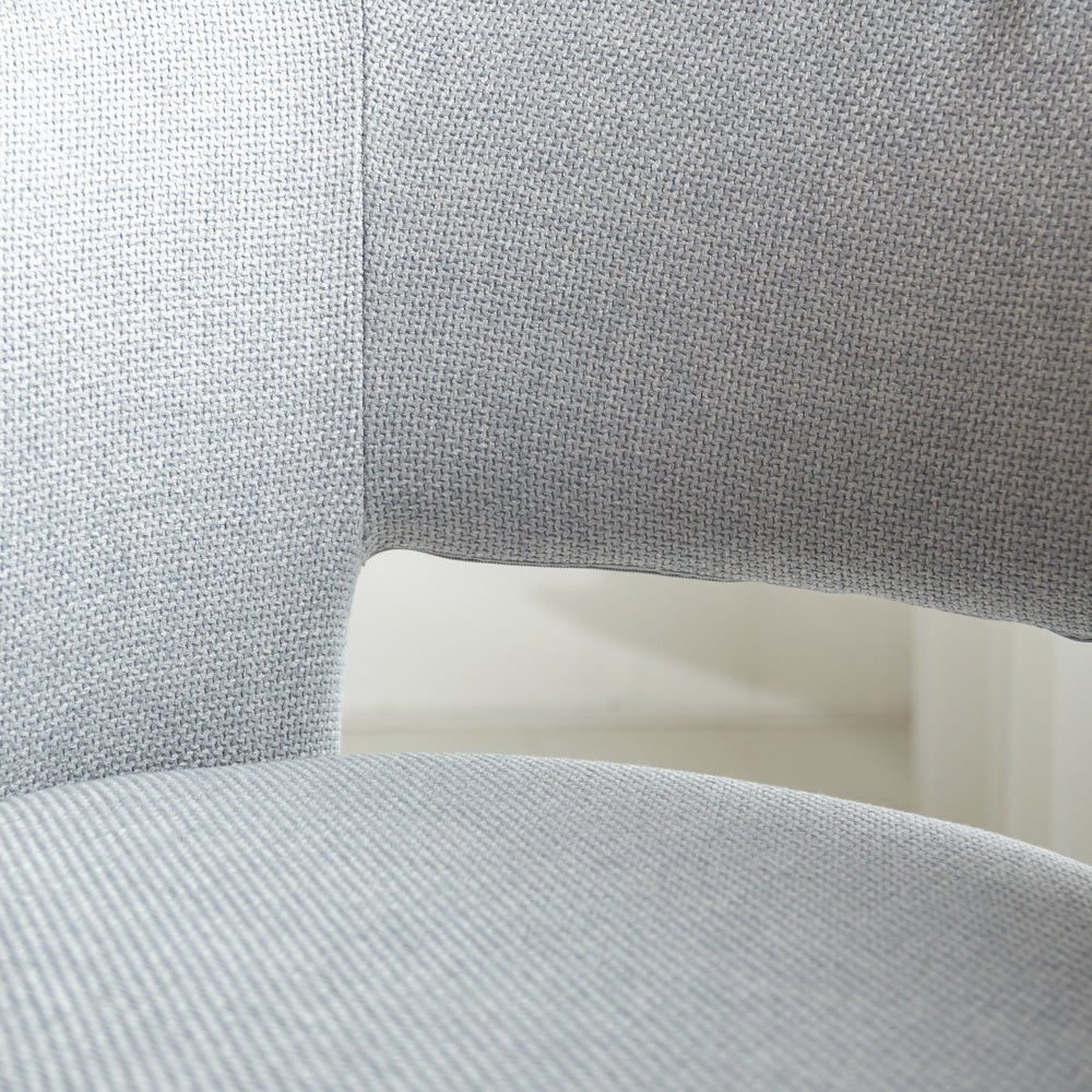 Dining room chair Don Dimehouse Light gray LxWxH 60x56x56 Fabric Atmospheric photo detail
