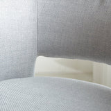 Dining room chair Don Dimehouse Light gray LxWxH 60x56x56 Fabric Atmospheric photo detail