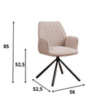 Dining room chair Novan bouclé Dimehouse Beige LxWxH 67x59x57 Fabric White photo size indication