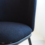 Dining room chair Tess Dimehouse Black LxWxH 65x62x56 Fabric Atmospheric photo detail