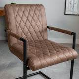 Dining room chair Dean Dimehouse Taupe LxWxH 70x58x57 Fabric Atmospheric photo detail