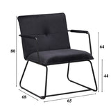 Hailey Velvet armchair Dimehouse Dark green LxWxH 66x64x37 Velvet White photo size indication