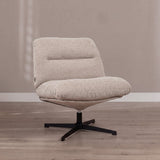 Fauteuil Sara draaibaar velvet beige