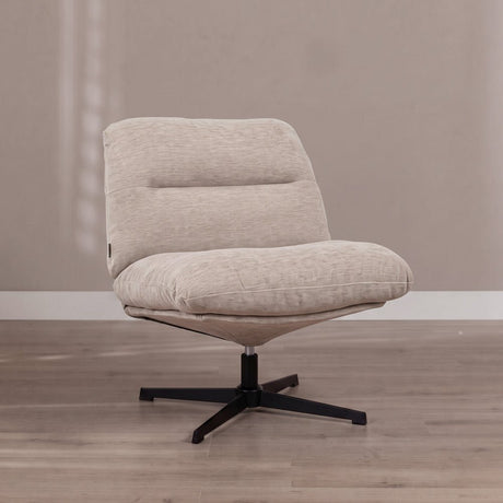 Fauteuil Sara draaibaar velvet beige