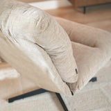 Fauteuil Sara draaibaar velvet beige