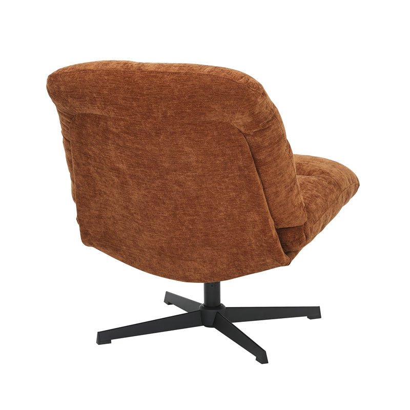 Fauteuil Sara draaibaar velvet oker Geel