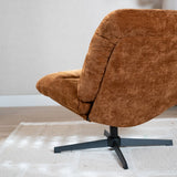 Fauteuil Sara draaibaar velvet oker Geel