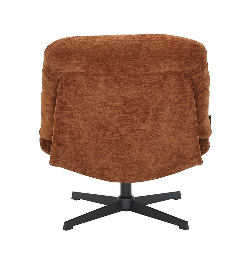 Fauteuil Sara draaibaar velvet oker Geel