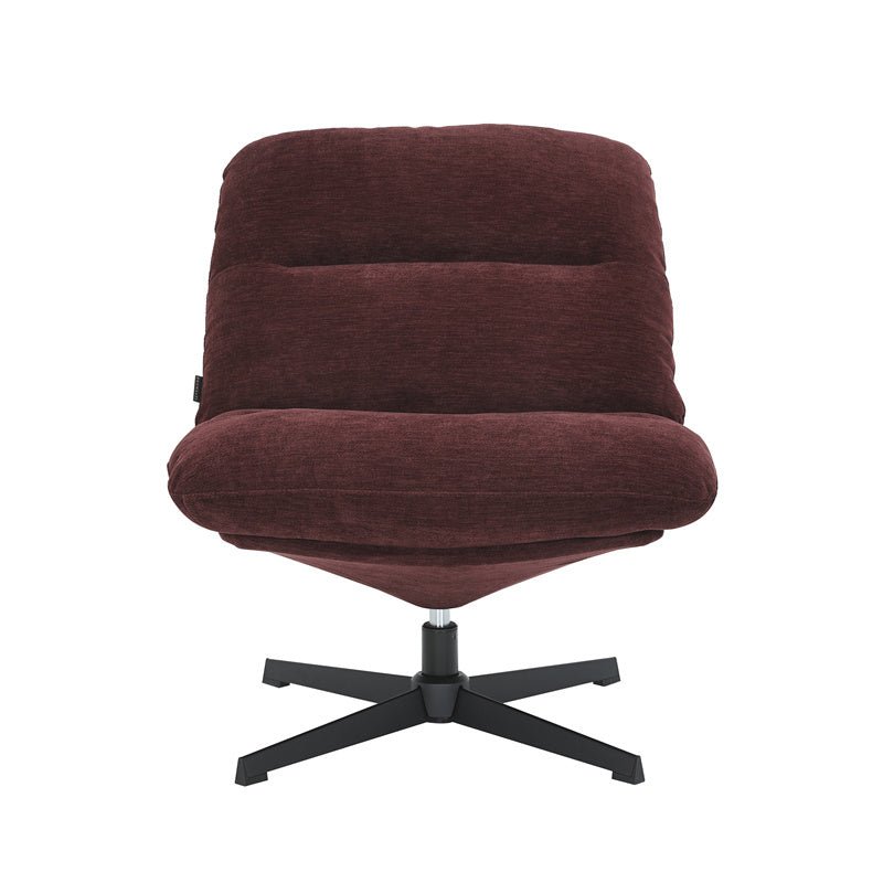 Fauteuil Sara draaibaar velvet paars