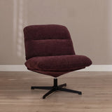 Fauteuil Sara draaibaar velvet paars
