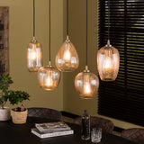 Hanging lamp Anna DH Interior Diamond LxWxH 130x47x29 Glass Atmospheric photo diagonal front view