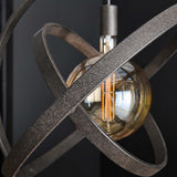 Hanging lamp Diana DH Interior Black LxWxH 67x67x17 Metal Atmospheric photo detail