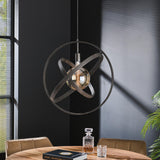 Hanging lamp Diana DH Interior Black LxWxH 67x67x17 Metal Atmospheric photo diagonal front view