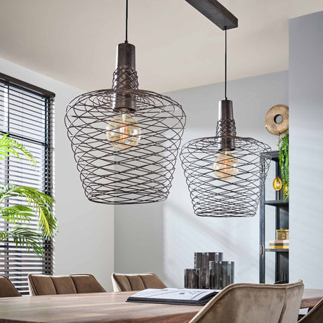Hanging lamp Luki DH Interior Copper LxWxH 95x49x45 Metal Atmospheric photo in situation