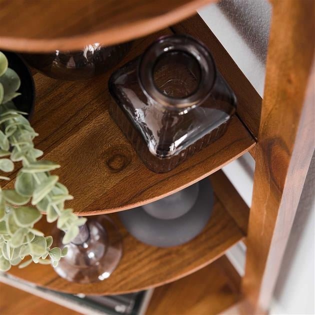 Corner rack Jess DH Interior Acacia LxWxH 135x50x12 Acacia wood Atmospheric photo detail