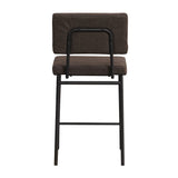 Industrial bar stool Espen anthracite eco-leather 64-77 cm - image 9