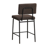 Industrial bar stool Espen anthracite eco-leather 64-77 cm - image 8