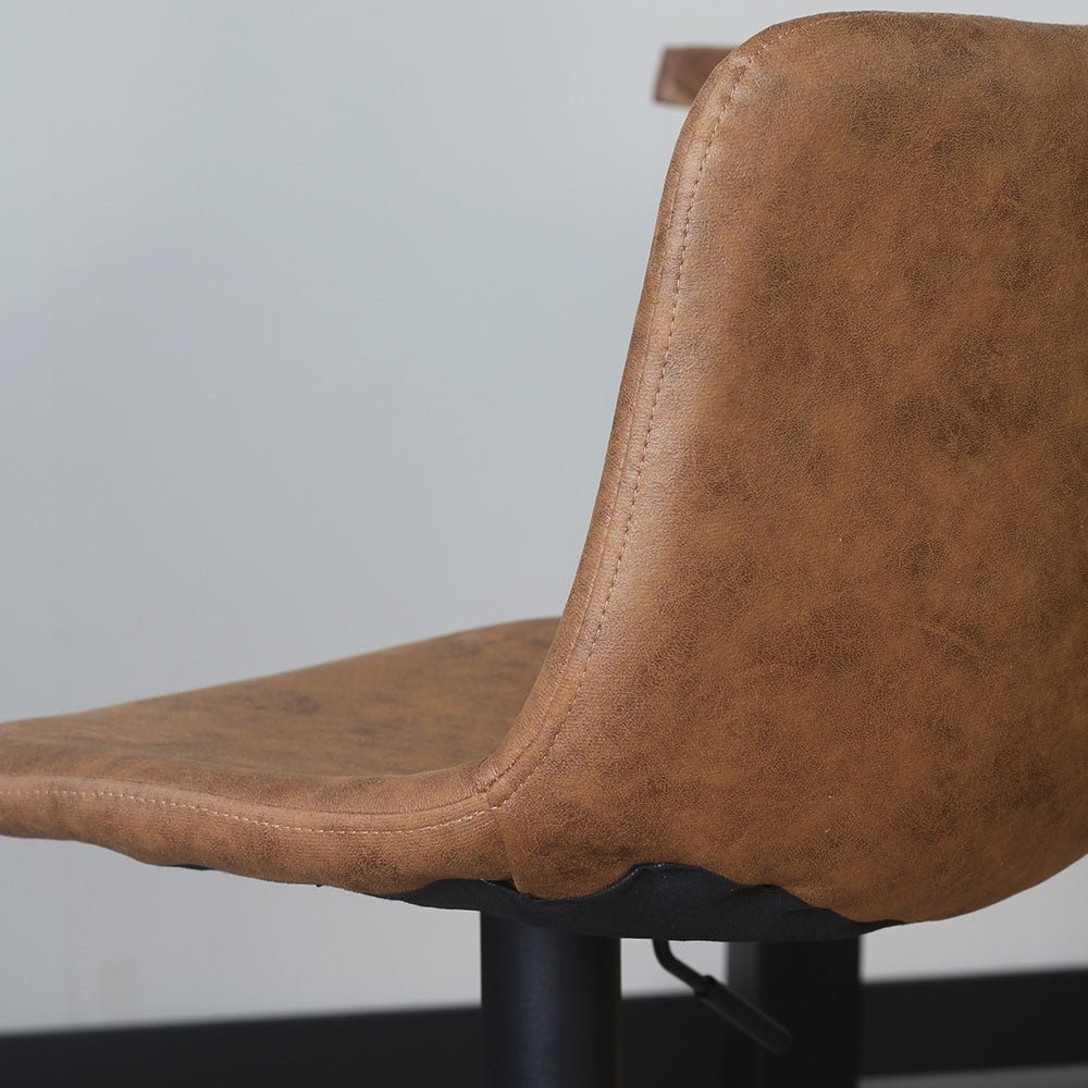 Bar stool Boran Dimehouse Cognac LxWxH 55x54x53 Eco-leather Atmospheric photo detail