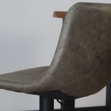 Bar stool Boran Dimehouse Green LxWxH 55x54x53 Eco-leather Atmospheric photo detail