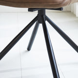 Dining room chair Novan Microfibre Dimehouse Taupe LxWxH 71x64x56 Fabric Atmospheric photo in situation