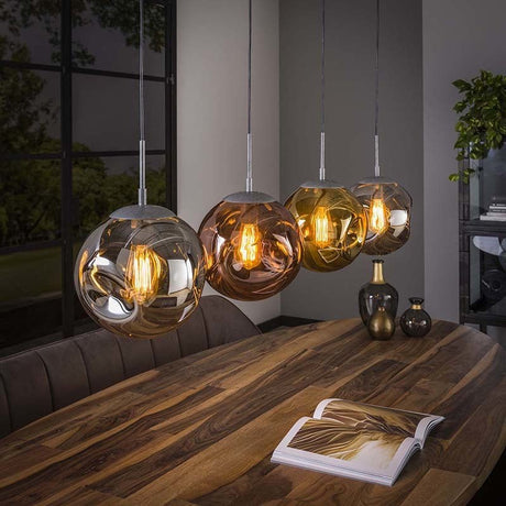 Hanging lamp Ada DH Interior Silver LxWxH 125x45x30 Silver Ambient photo diagonal front view