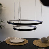Hanging lamp Elaine Black Dimehouse Black LxWxH 56x56x12 Metal Atmospheric photo front view