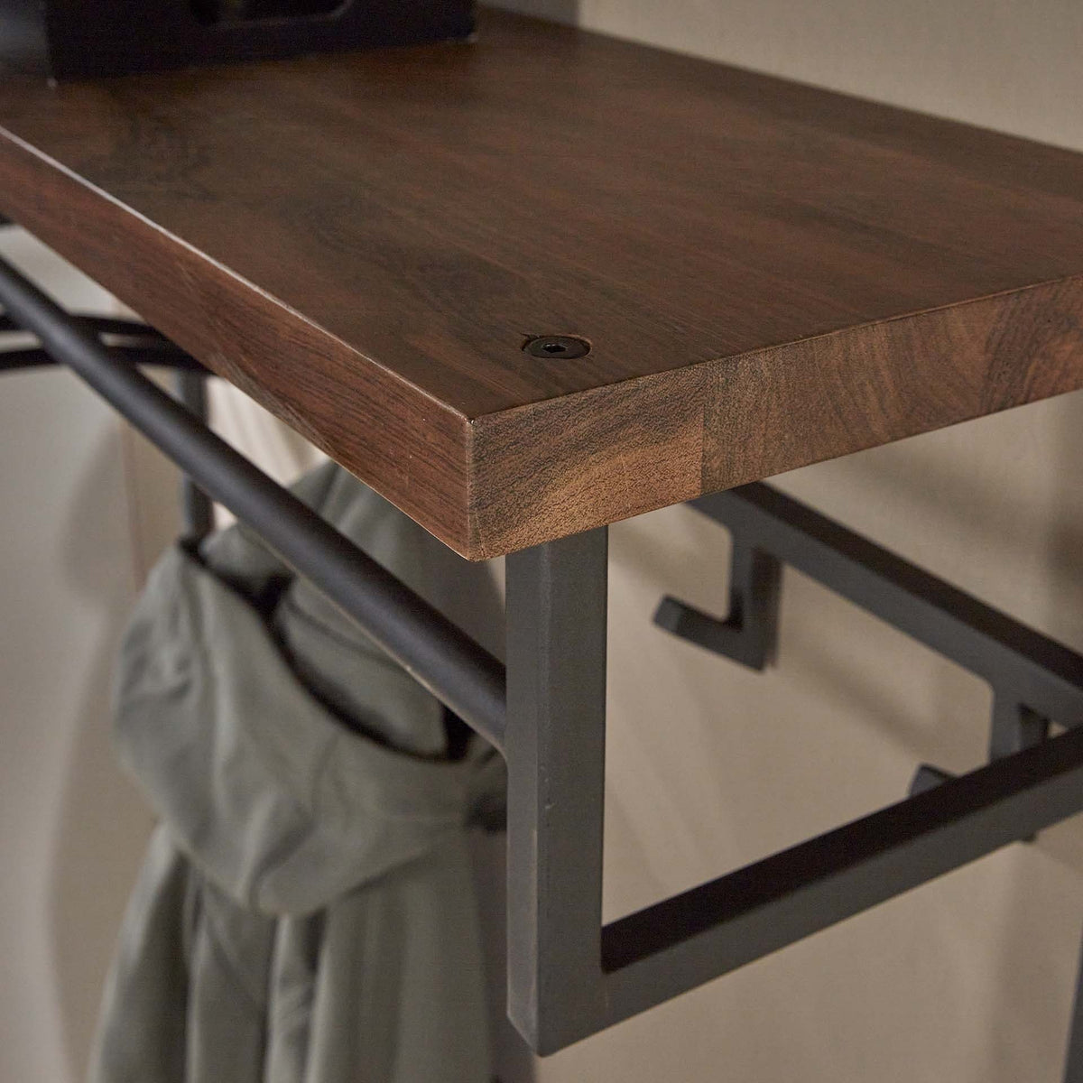 Coat rack Daya DH Interior Saja LxWxH 106x87x37 Saja wood Atmospheric photo detail