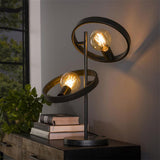 Table lamp Otan DH Interior Charcoal LxWxH 55x44x28 Metal Atmospheric photo diagonal front view