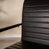 Dining room chair Bras Dimehouse Black LxWxH 73x59x58 Faux leather Atmospheric photo detail