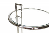 Side table Taffy Dimehouse Silver LxWxH 60x60x50 Glass White photo detail
