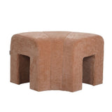 Modulaire hoekhocker Seth chenille terracotta