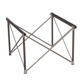 Camping table Foldable aluminum 72x65x51 cm Dimehouse Black LxWxH 81x18x18 Aluminum White photo detail