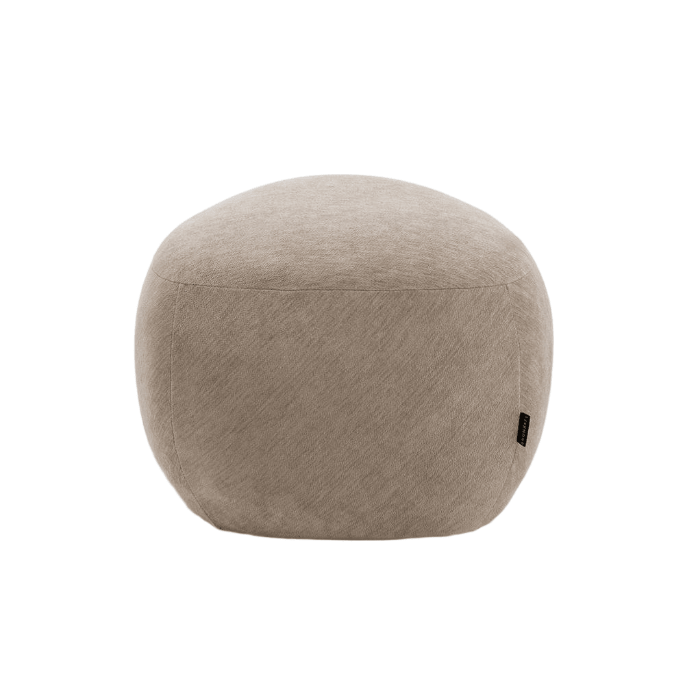 Poef Fenna velvet beige