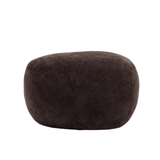 Poef Fenna velvet bruin
