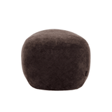 Poef Fenna velvet bruin