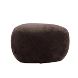 Poef Fenna velvet bruin