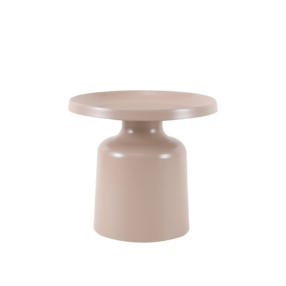 Coffee table Donna round metal taupe - image 5