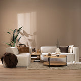 Jaxx side table 88x46 cm clear oak oak veneer