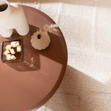 Salontafel Orion rond ø70 cm mocha mousse Bruin MDF