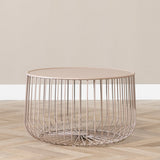Coffee table Senna metal taupe