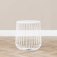 Coffee table Tygo metal white Powder-coated metal