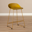 Scandinavian Barstool Ellen yellow 66cm - image 1