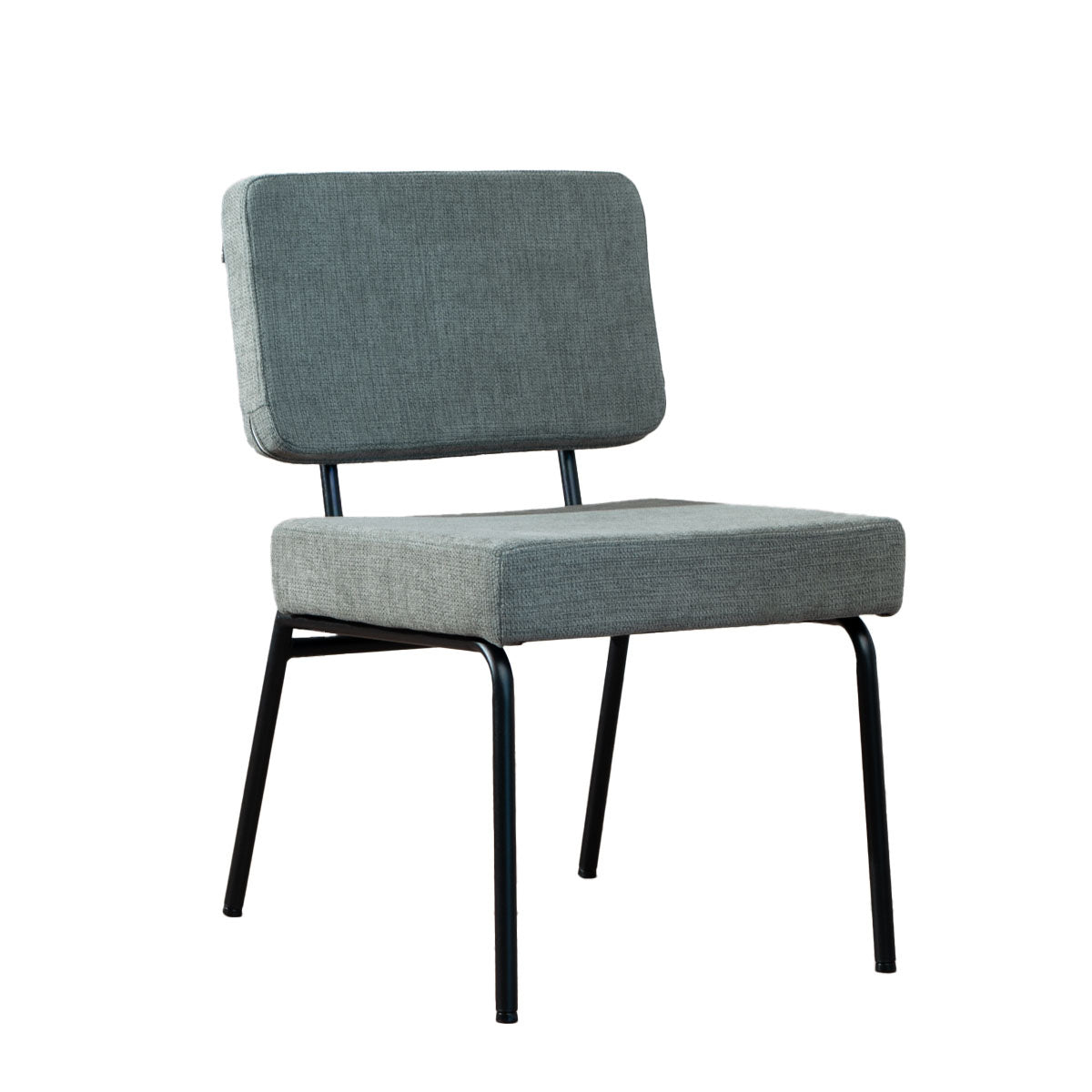 Scandinavian dining room chair Aspen green recycled fabric - image 5