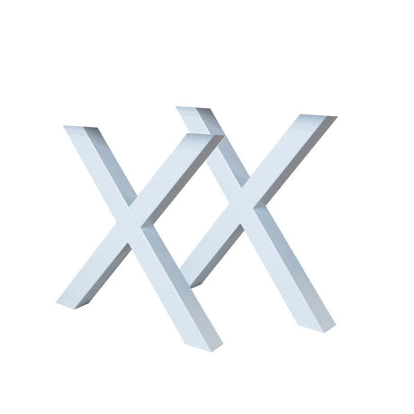 Frame X White Dimehouse White LxWxH 78x74x29 Metal White photo diagonal front view