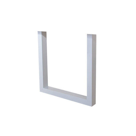 Frame U White Dimehouse White LxWxH 78x74x29 Metal White photo diagonal front view